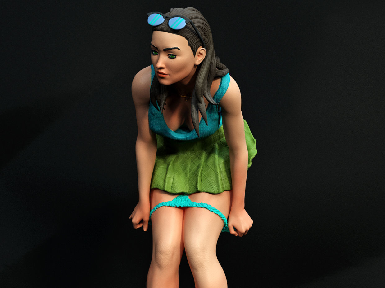 Megan fox 3D print model_4