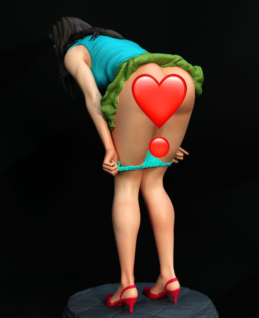 Megan fox 3D print model_3