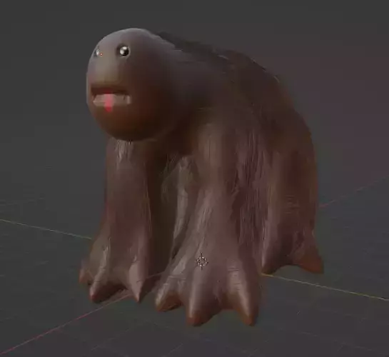 free dog model Free 3D model