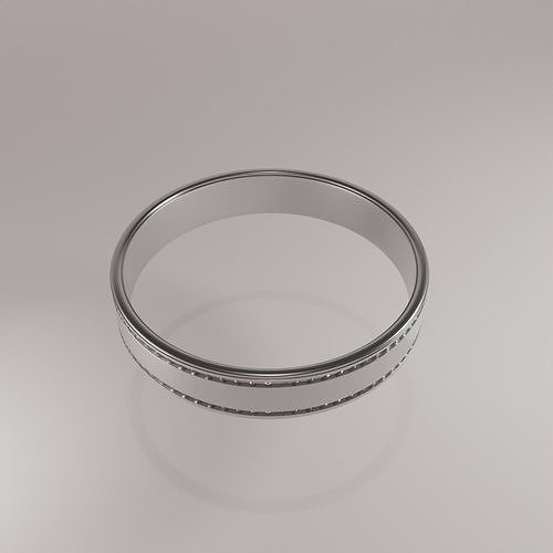 Spinner Ring with Diamonds Free 3D model