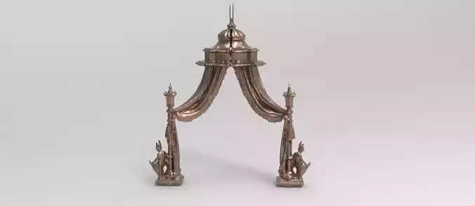 Baroque exterior pillars