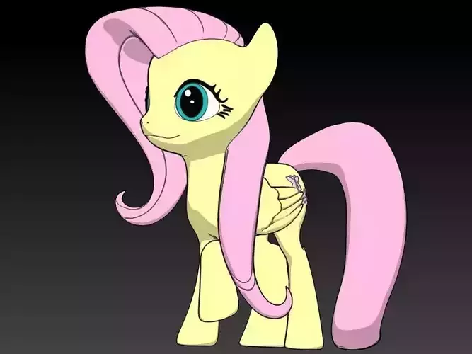 MY LITTLE PONY FLUTTERSHY 3D print model