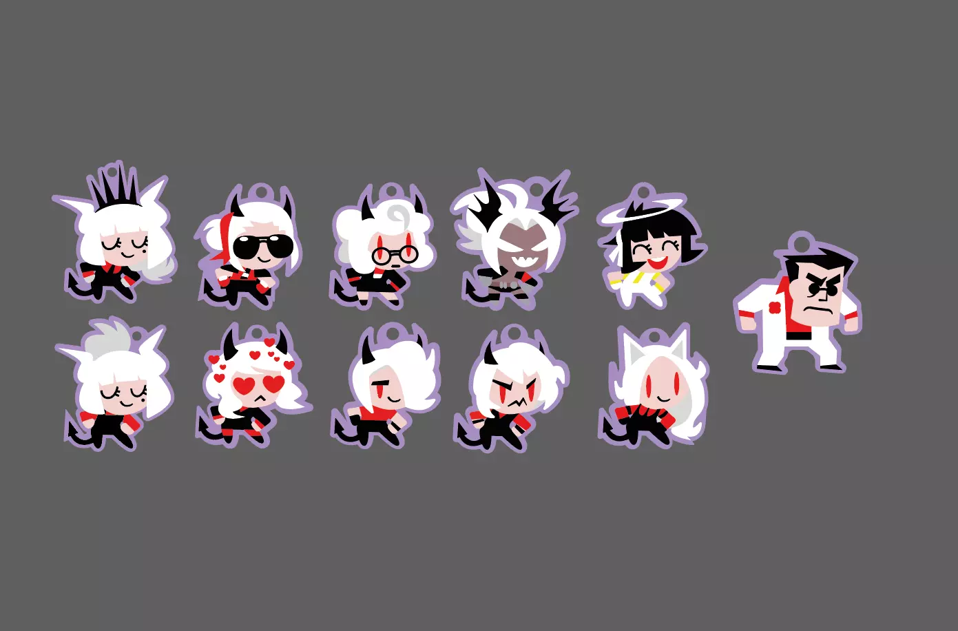 LLAVEROS HELLTAKER 3D print model_0