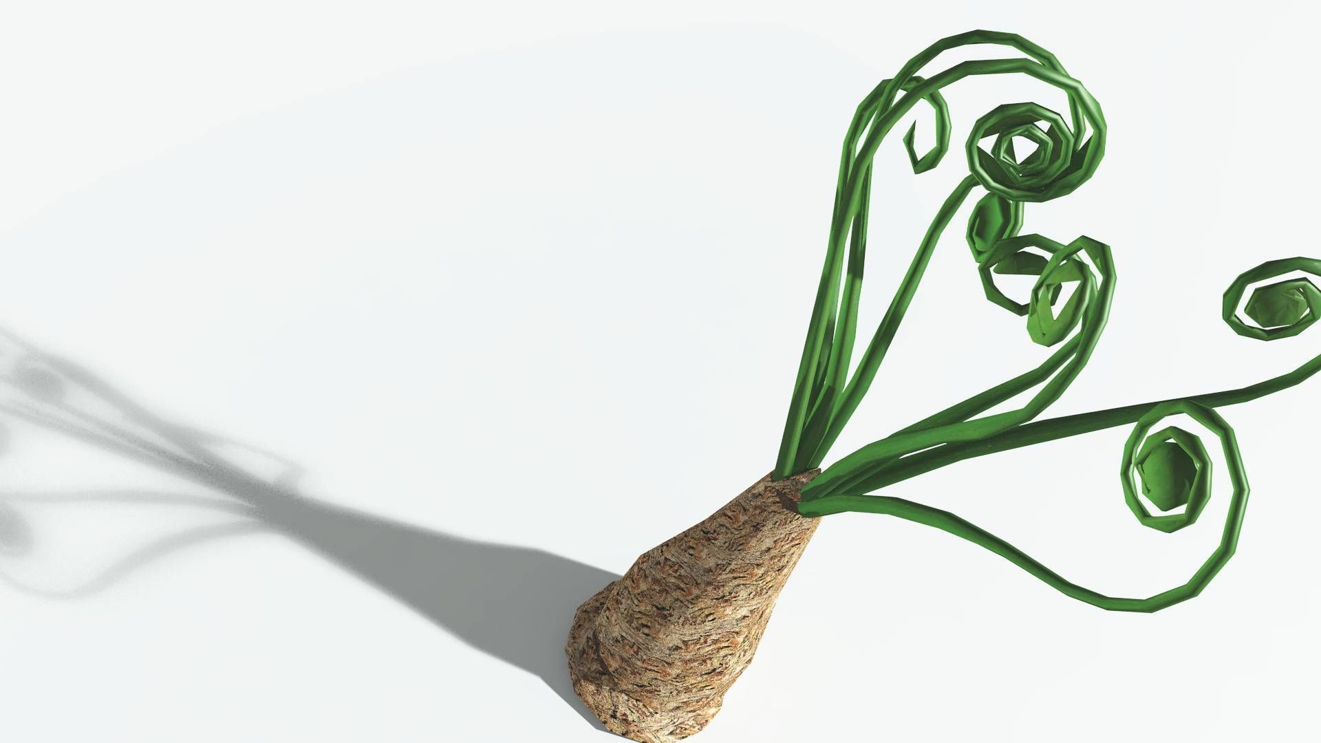 EVERYPlant Psaronius Tree Fern LowPoly 3 --12 Models-- Low-poly 3D model_21