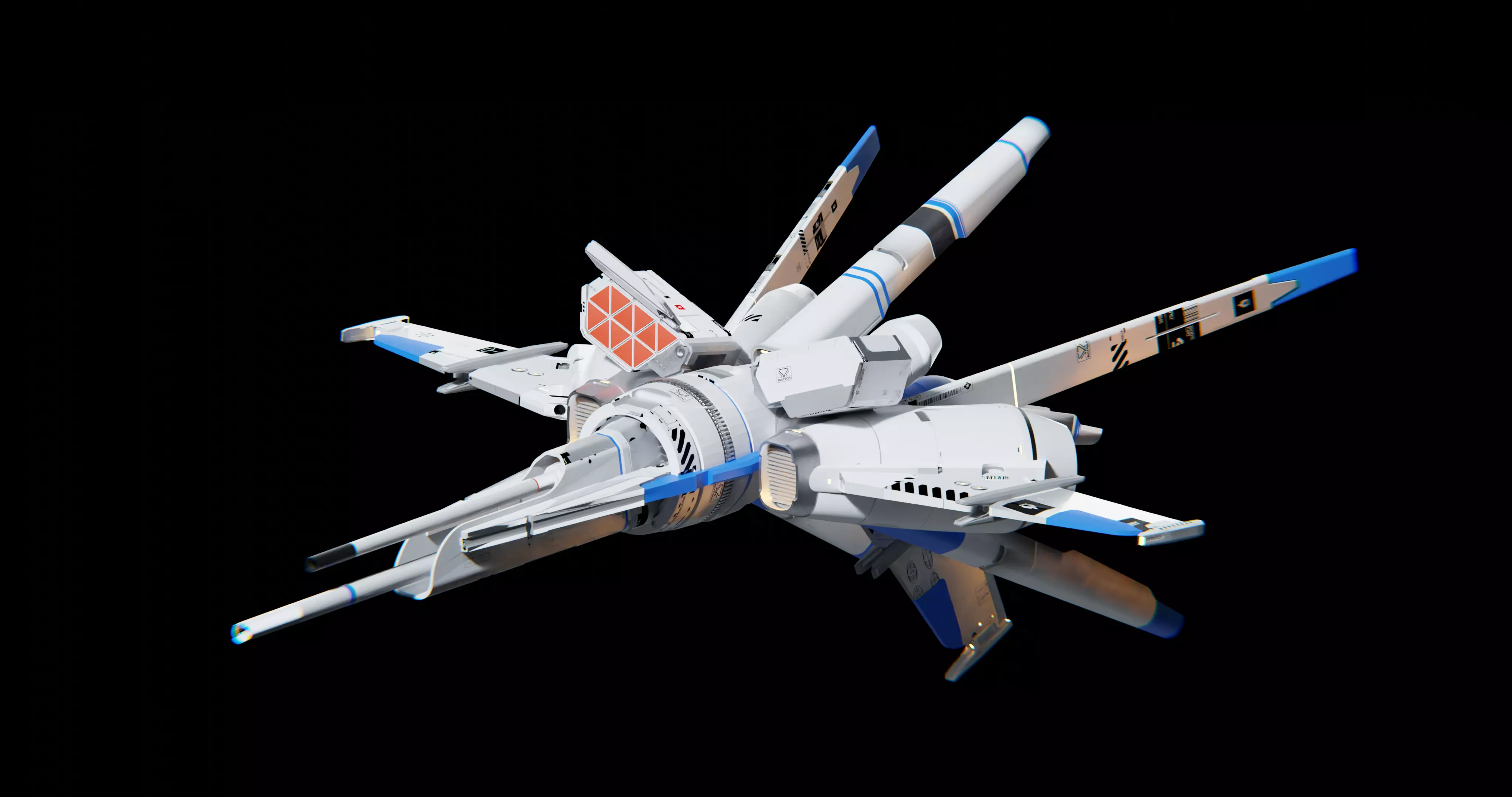 Gundam Valkyrie V-7X Star Sentinel 3D model_0