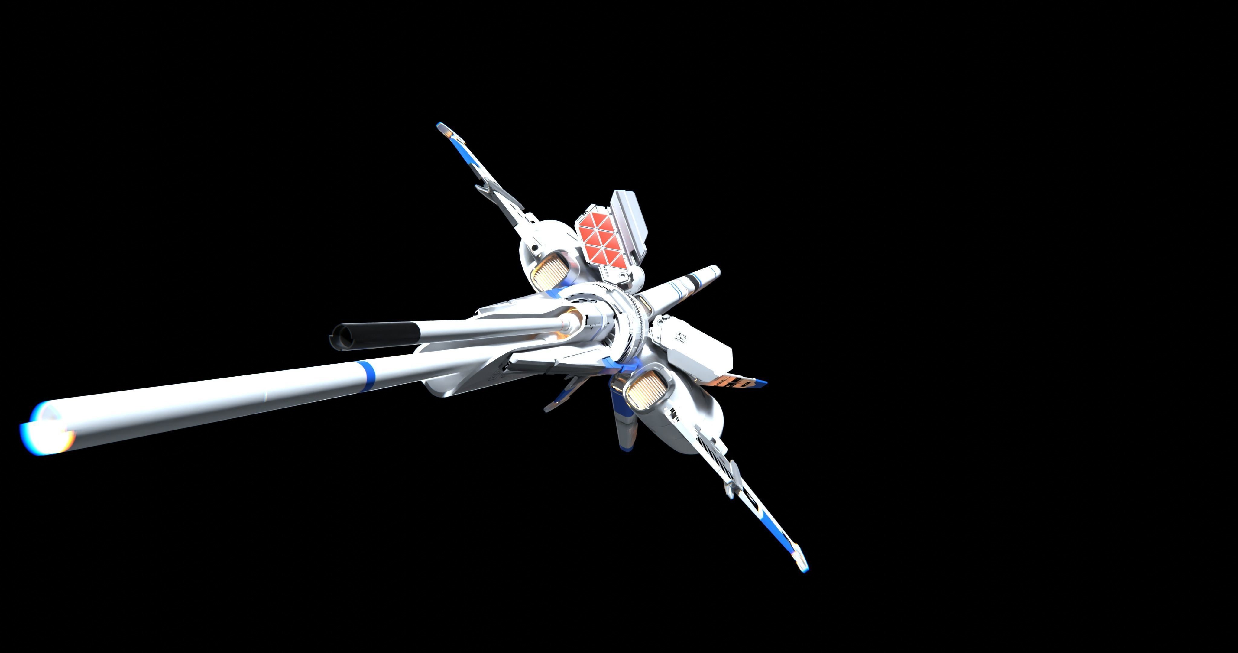 Gundam Valkyrie V-7X Star Sentinel 3D model_10
