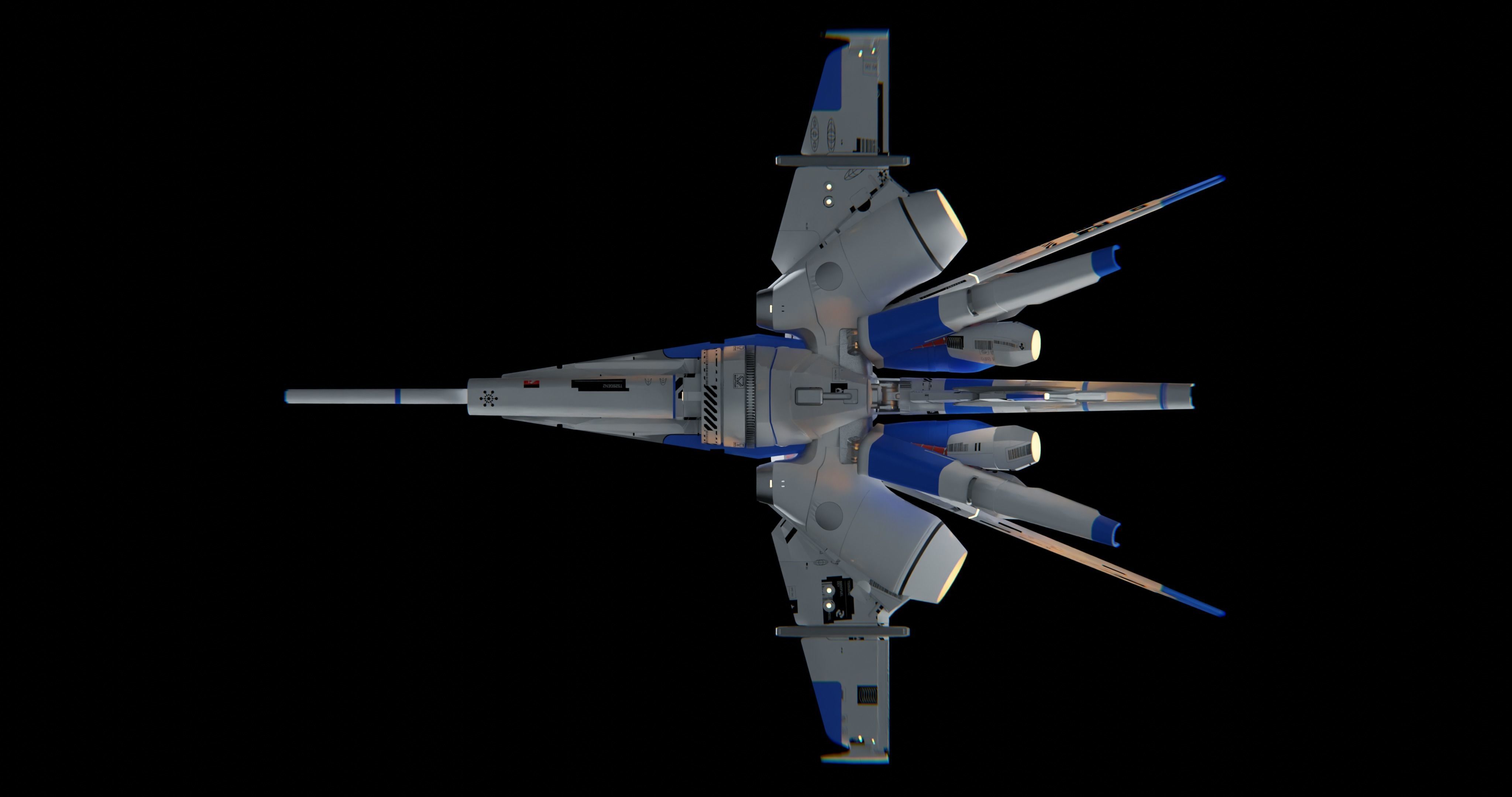 Gundam Valkyrie V-7X Star Sentinel 3D model_3