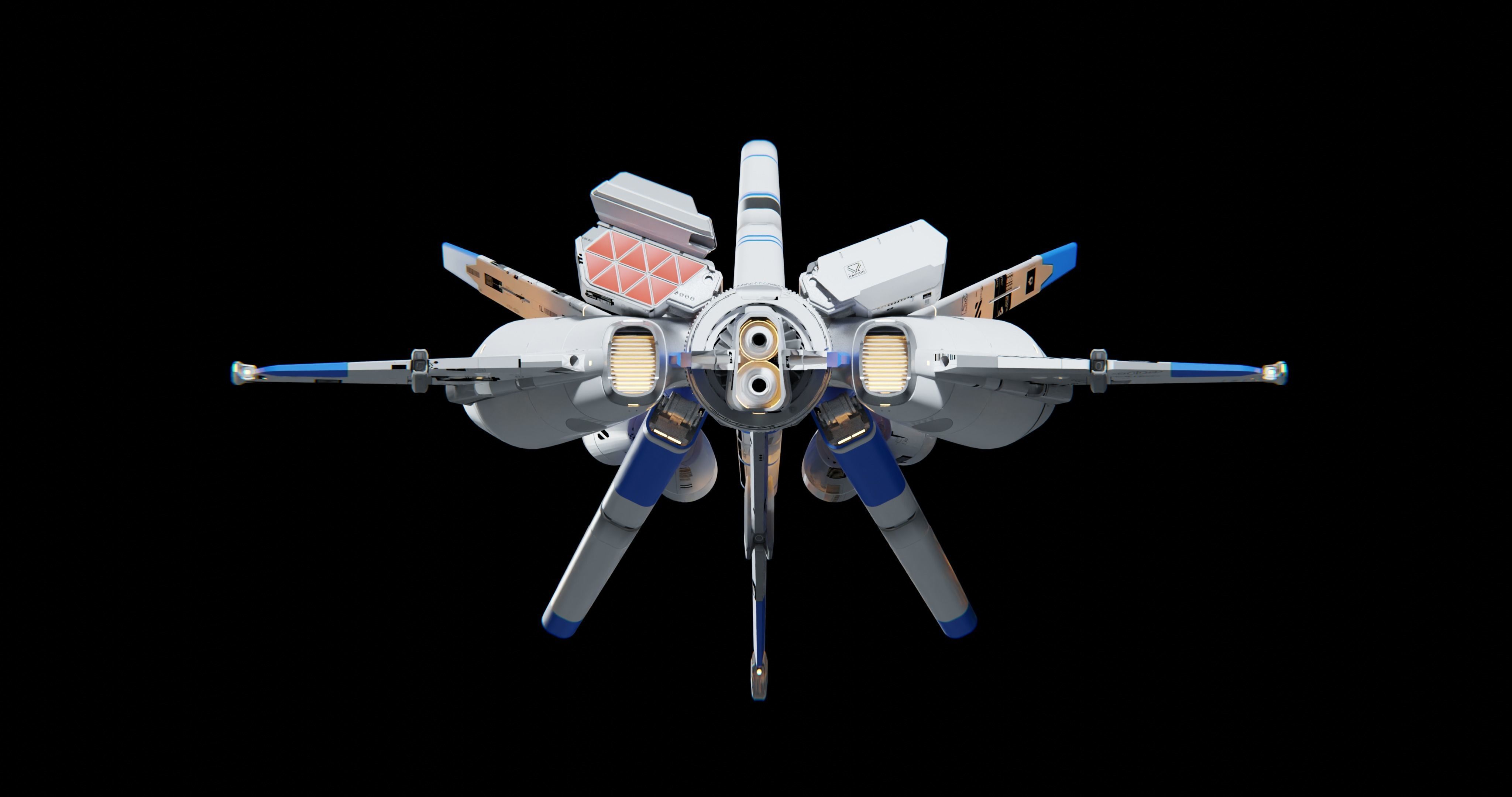 Gundam Valkyrie V-7X Star Sentinel 3D model_2