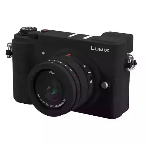 Panasonic Lumix DC-GX9 Low-poly 3D model