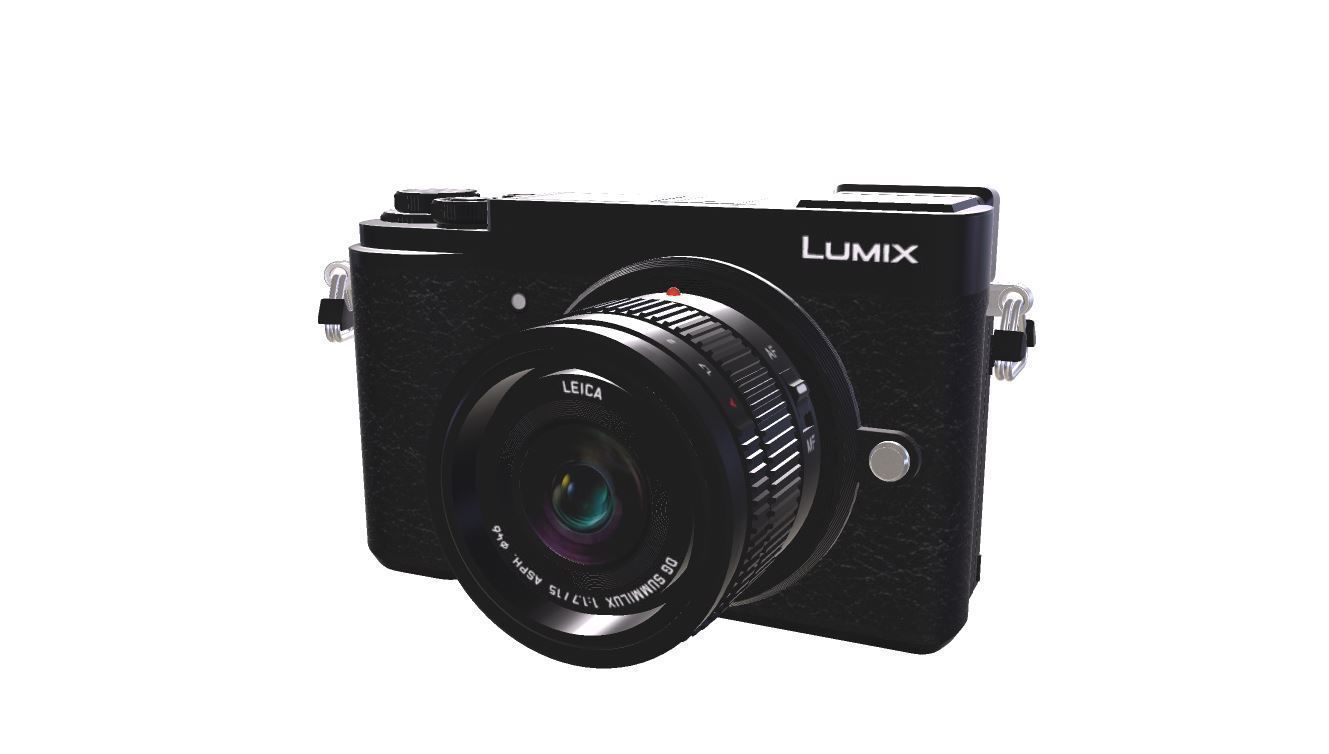 Panasonic Lumix DC-GX9 Low-poly 3D model_4