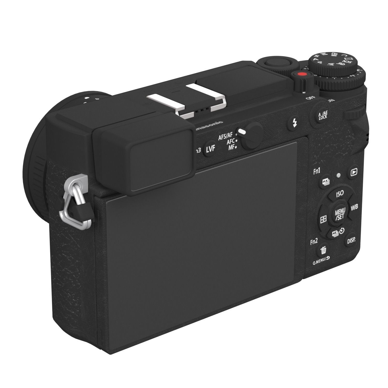 Panasonic Lumix DC-GX9 Low-poly 3D model_2
