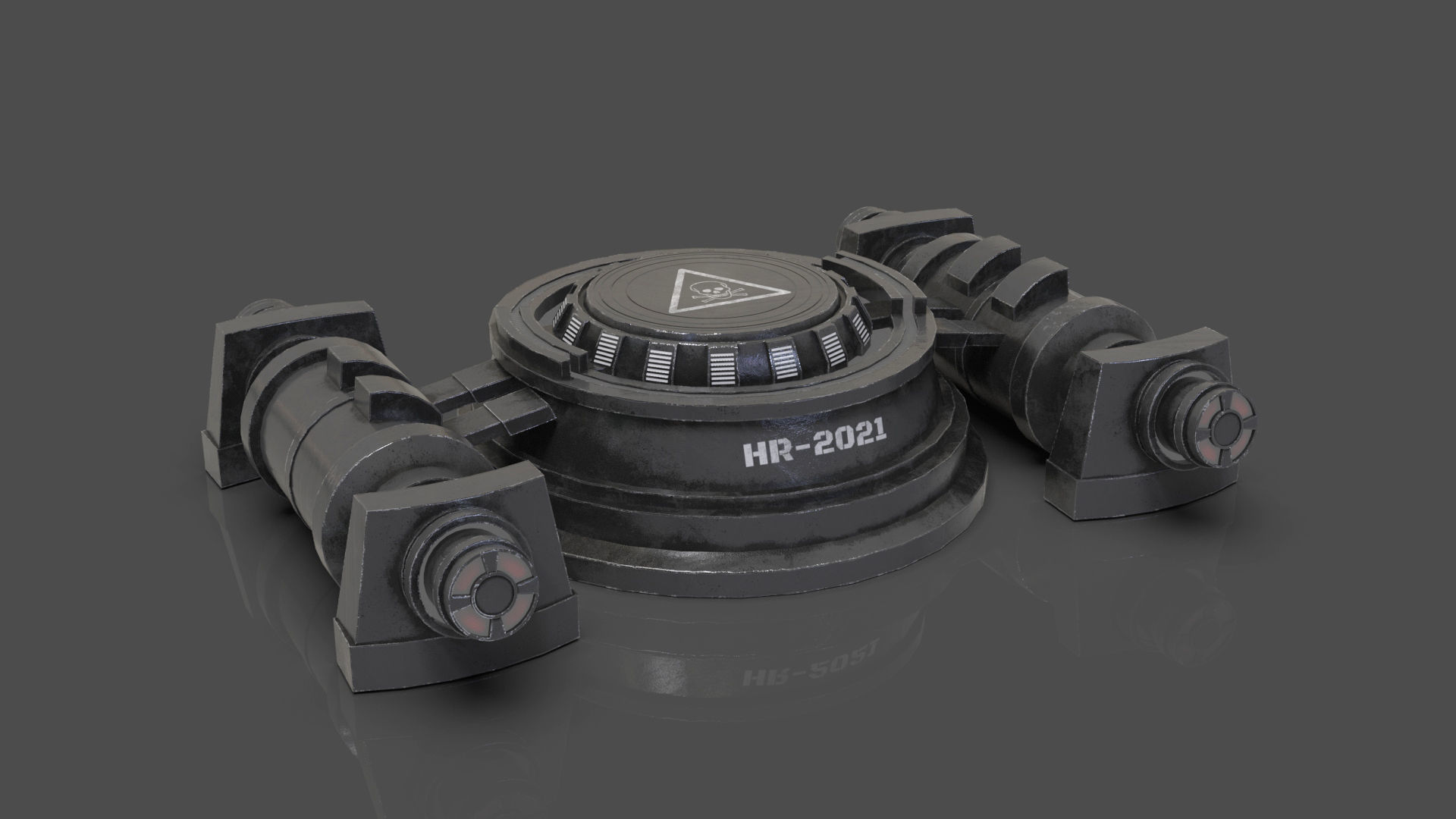 Mech Proximity Mine 3D model_3