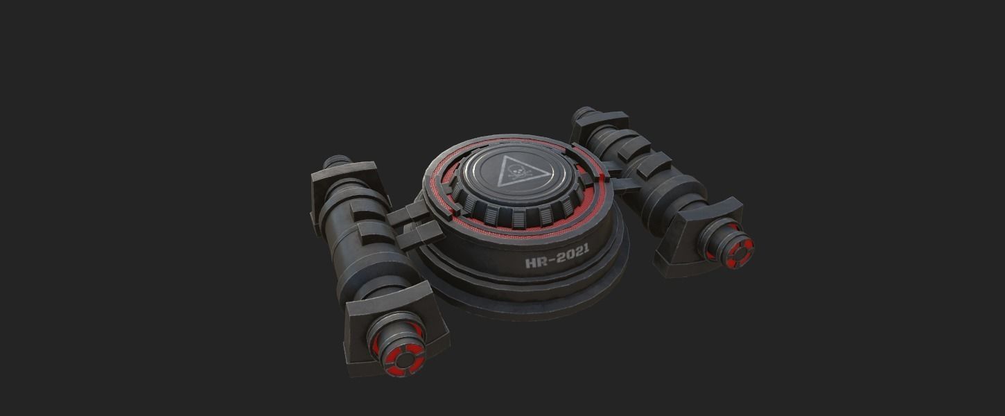 Mech Proximity Mine 3D model_19
