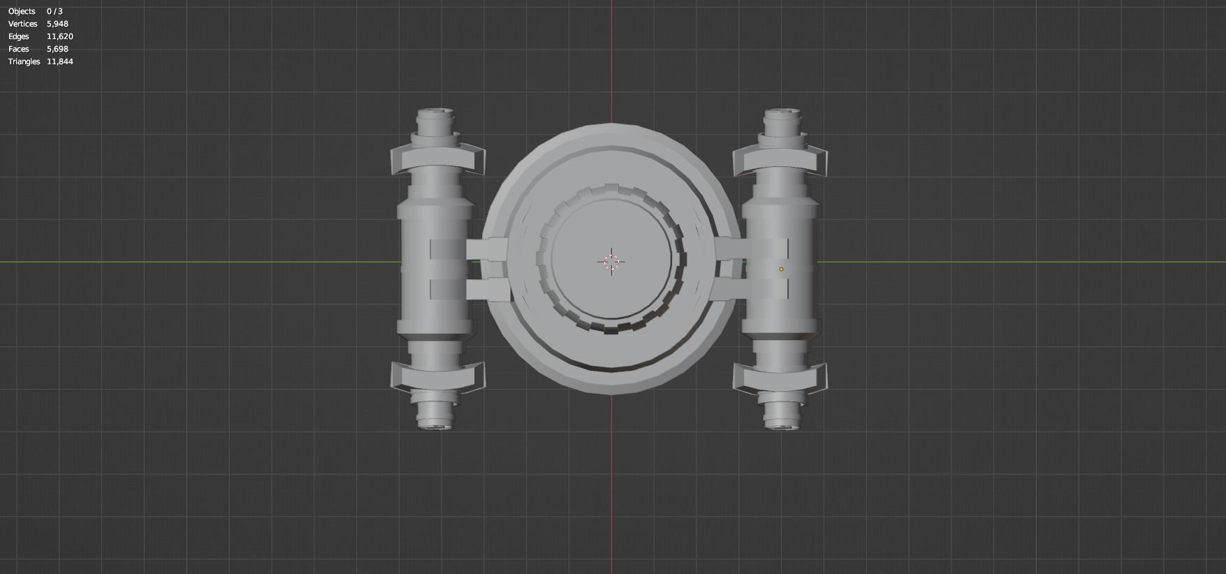 Mech Proximity Mine 3D model_12