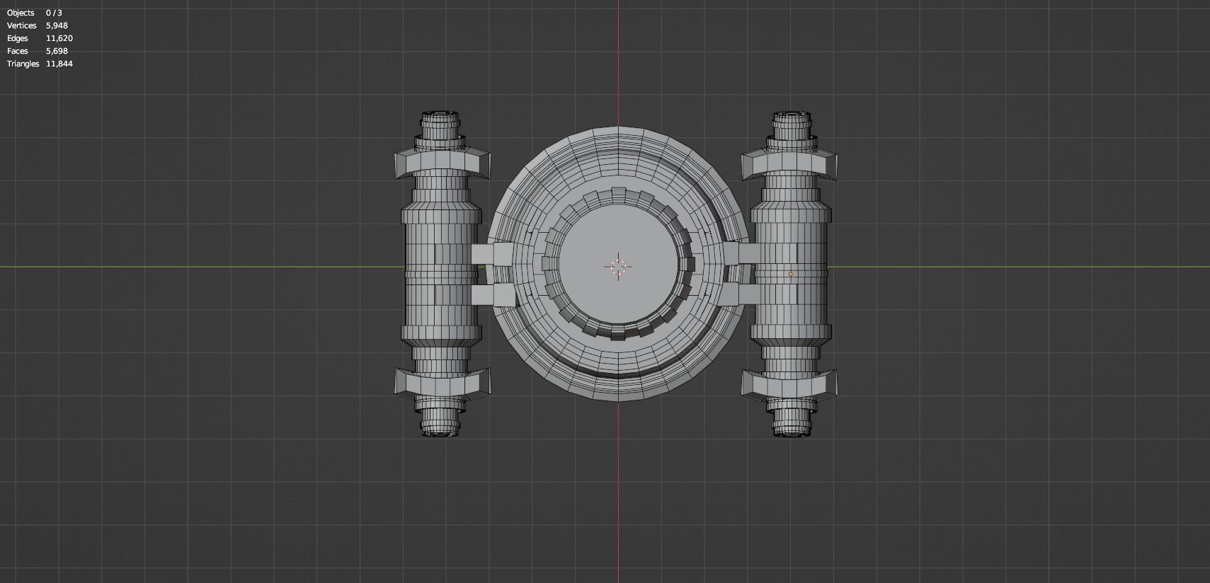 Mech Proximity Mine 3D model_5