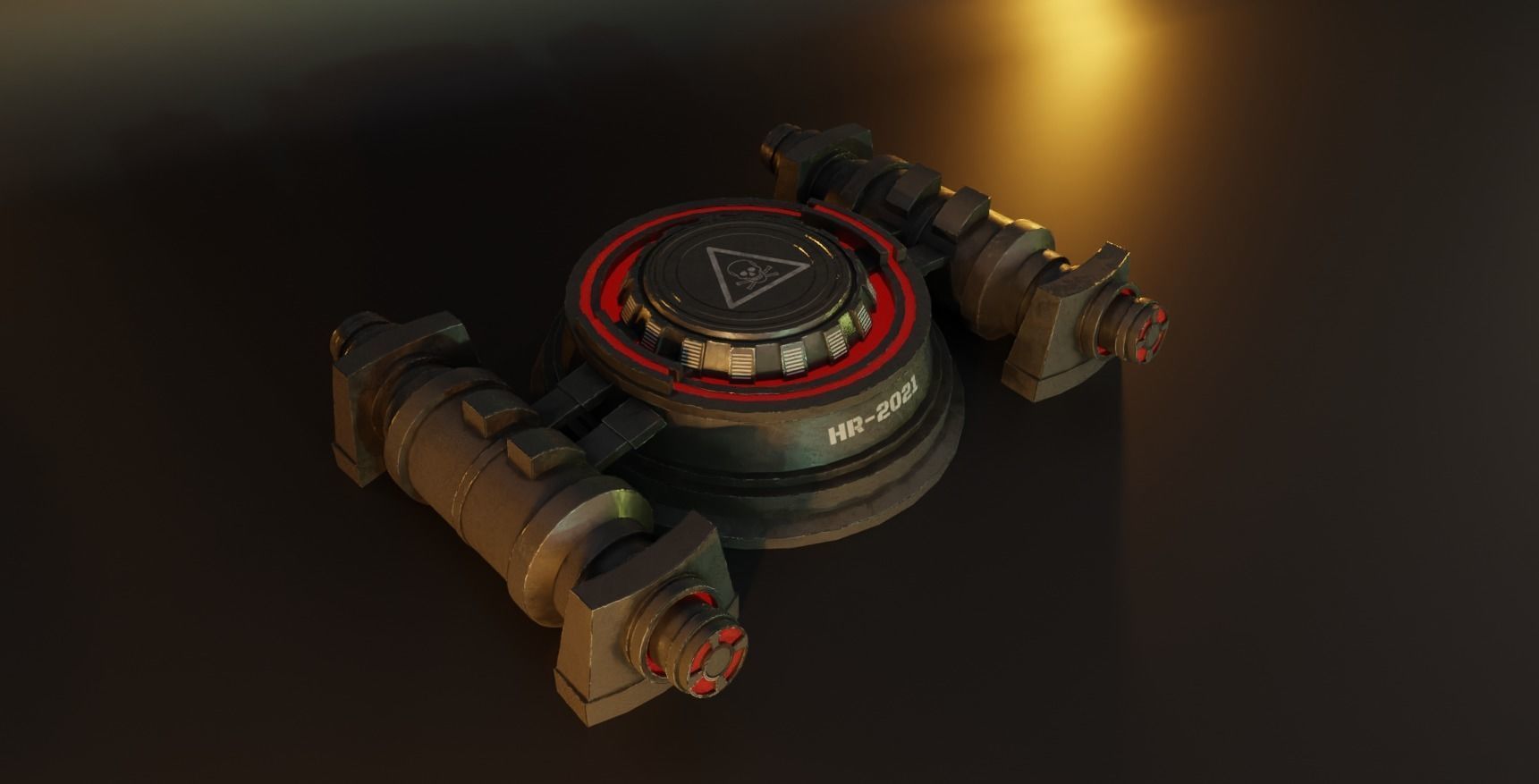 Mech Proximity Mine 3D model_1