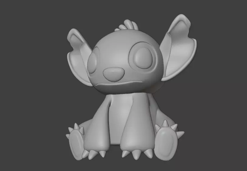 Stitch 3D print model_0