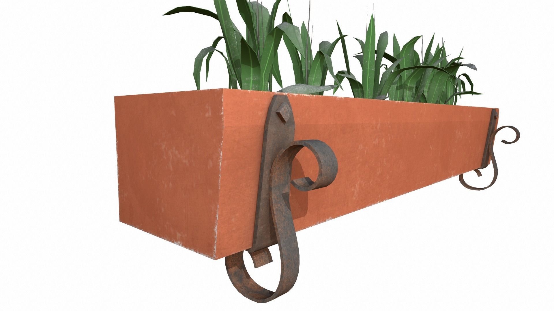 plants Low-poly 3D model_3