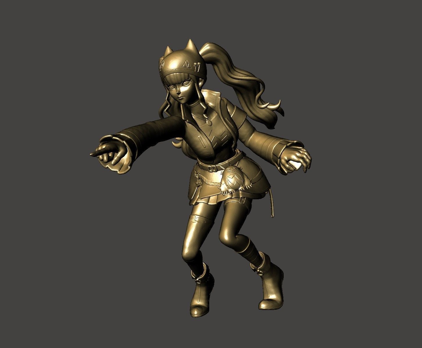 ZOE and GRIZZBOLT PALWORLD BOSS Ultra Detailed STL for 3D print 3D print model_13