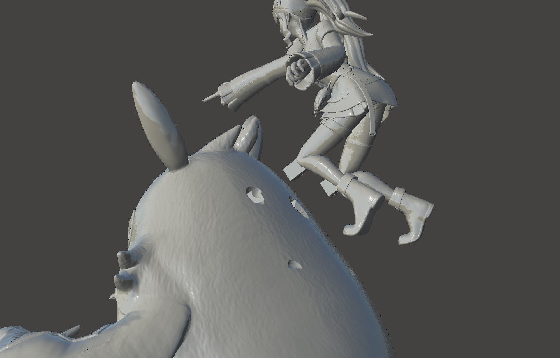 ZOE and GRIZZBOLT PALWORLD BOSS Ultra Detailed STL for 3D print 3D print model_23