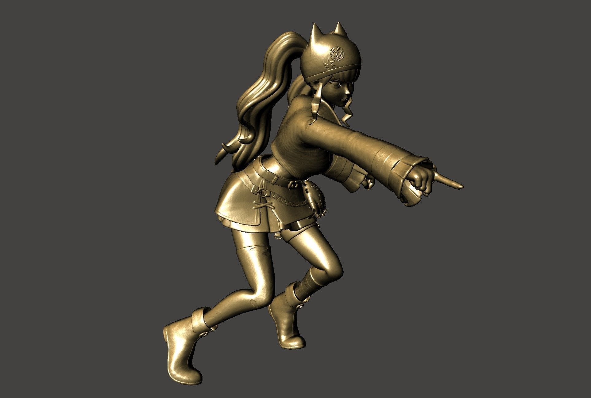 ZOE and GRIZZBOLT PALWORLD BOSS Ultra Detailed STL for 3D print 3D print model_17