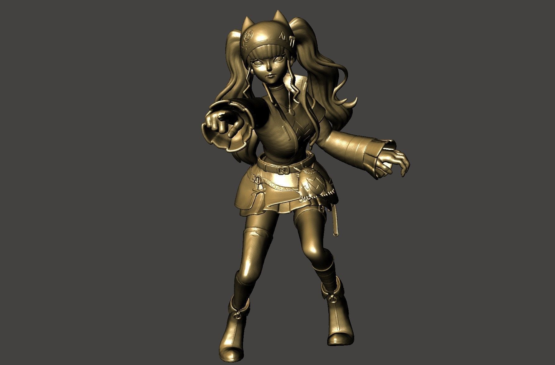 ZOE and GRIZZBOLT PALWORLD BOSS Ultra Detailed STL for 3D print 3D print model_18