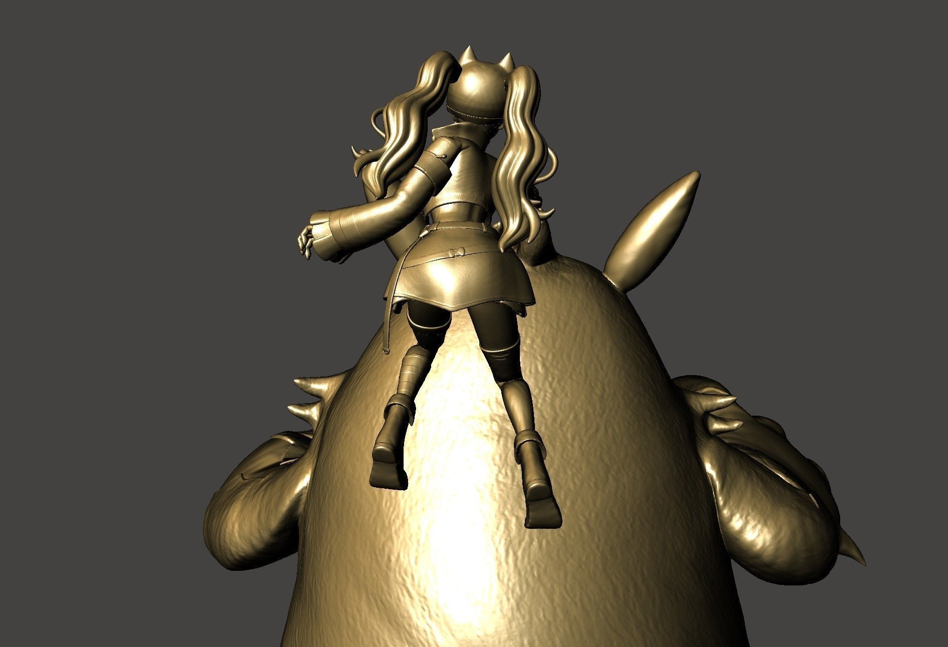 ZOE and GRIZZBOLT PALWORLD BOSS Ultra Detailed STL for 3D print 3D print model_3