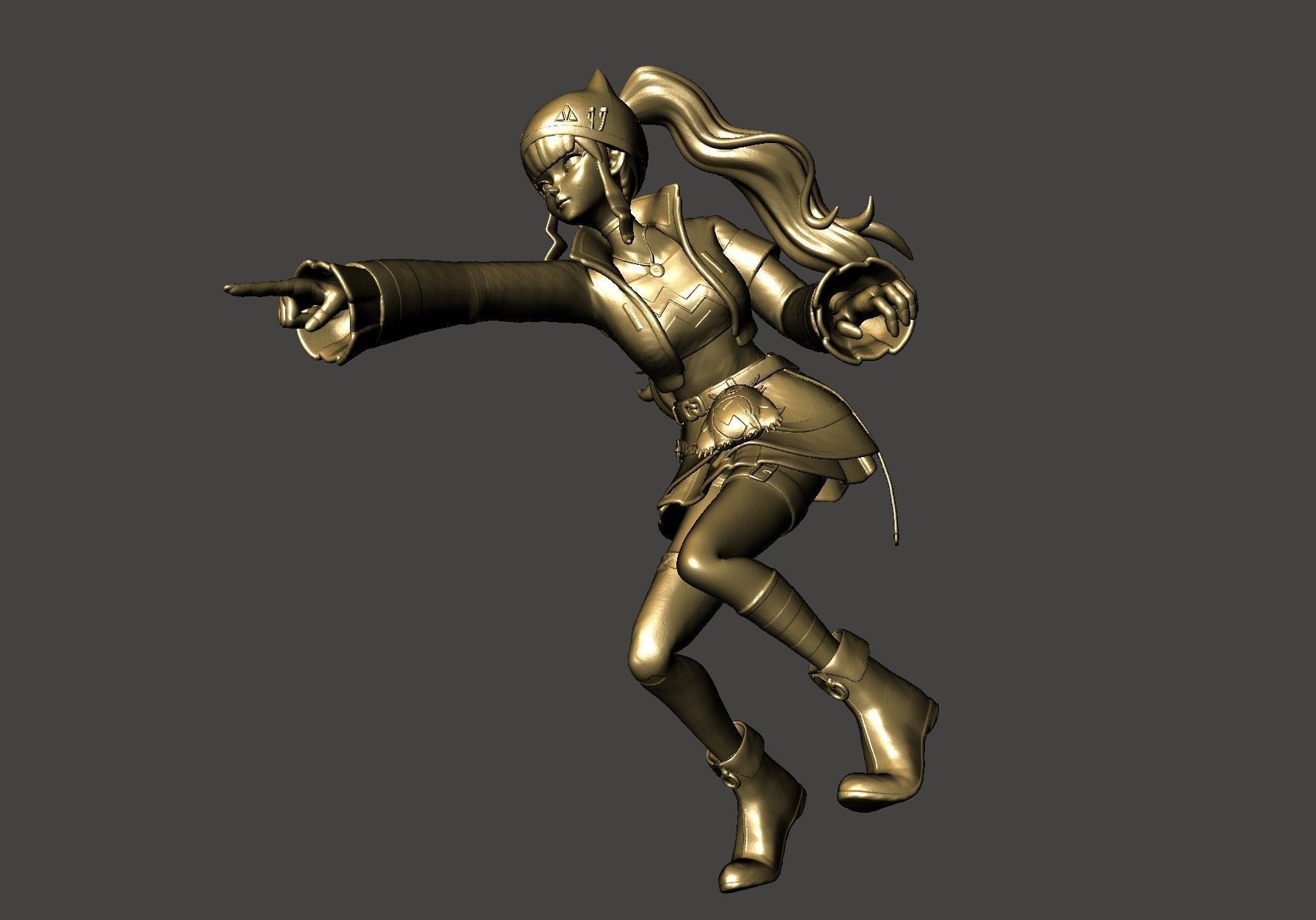 ZOE and GRIZZBOLT PALWORLD BOSS Ultra Detailed STL for 3D print 3D print model_20