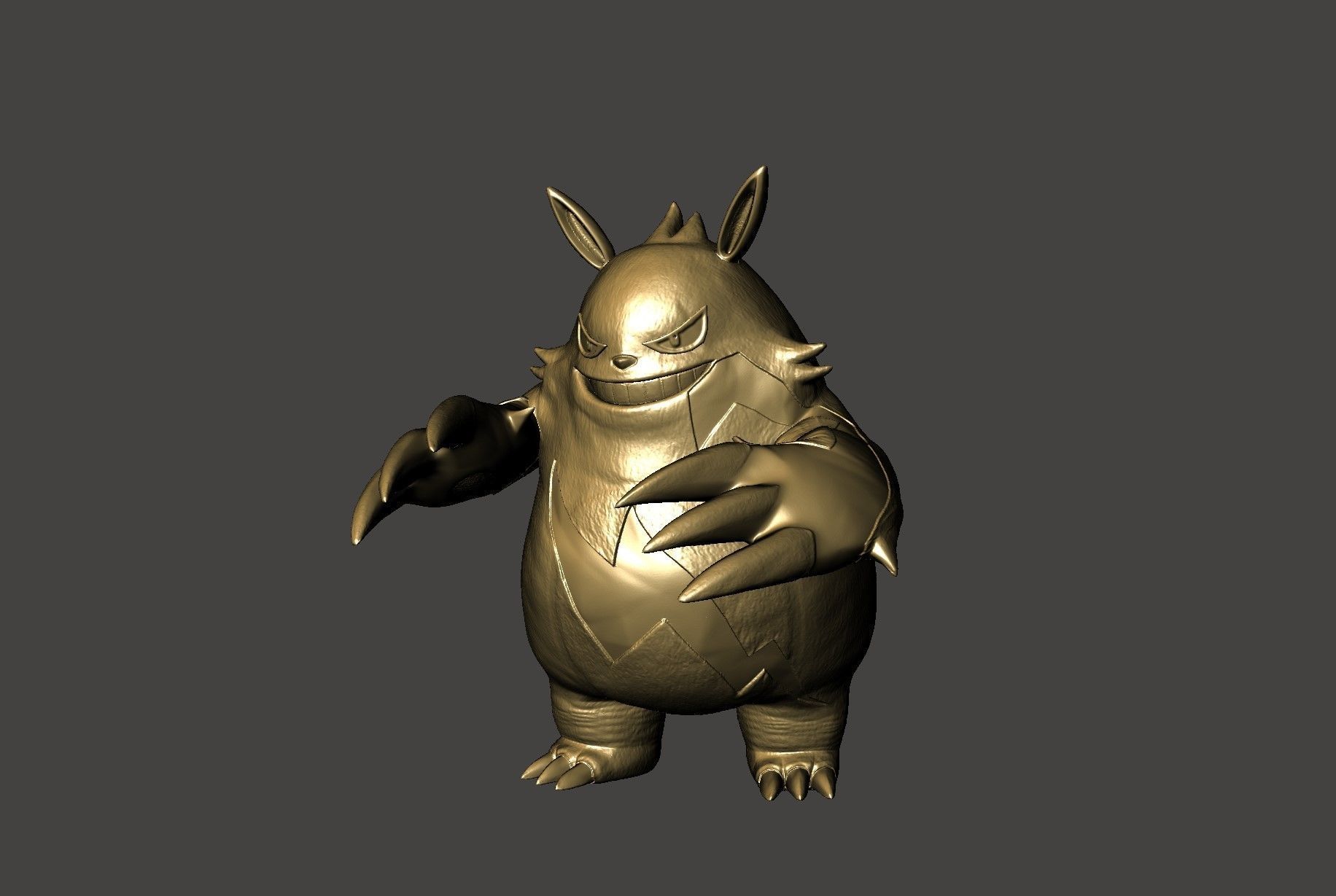 ZOE and GRIZZBOLT PALWORLD BOSS Ultra Detailed STL for 3D print 3D print model_21