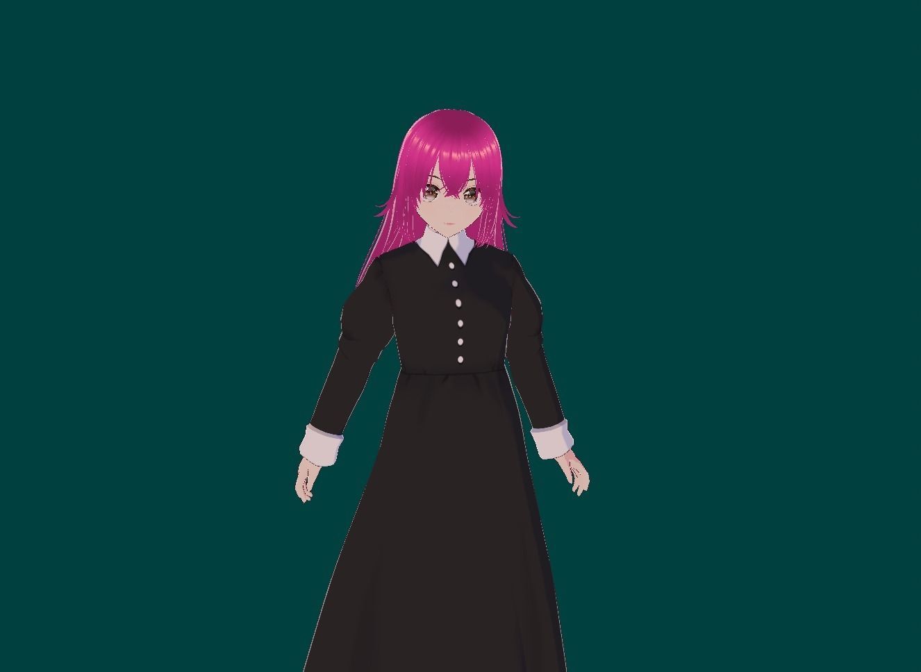 Anya Forger Young VRChat 3D model Low-poly 3D model_18