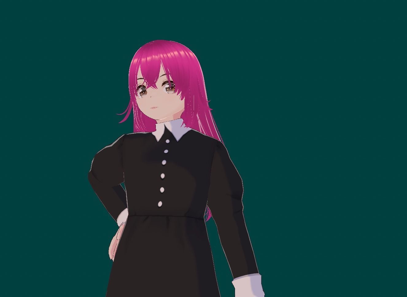 Anya Forger Young VRChat 3D model Low-poly 3D model_5