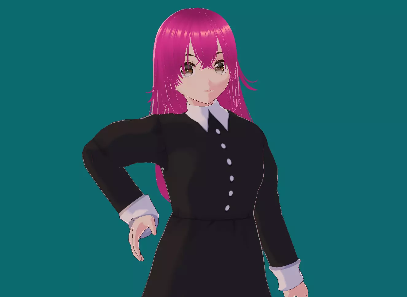 Anya Forger Young VRChat 3D model Low-poly 3D model_0
