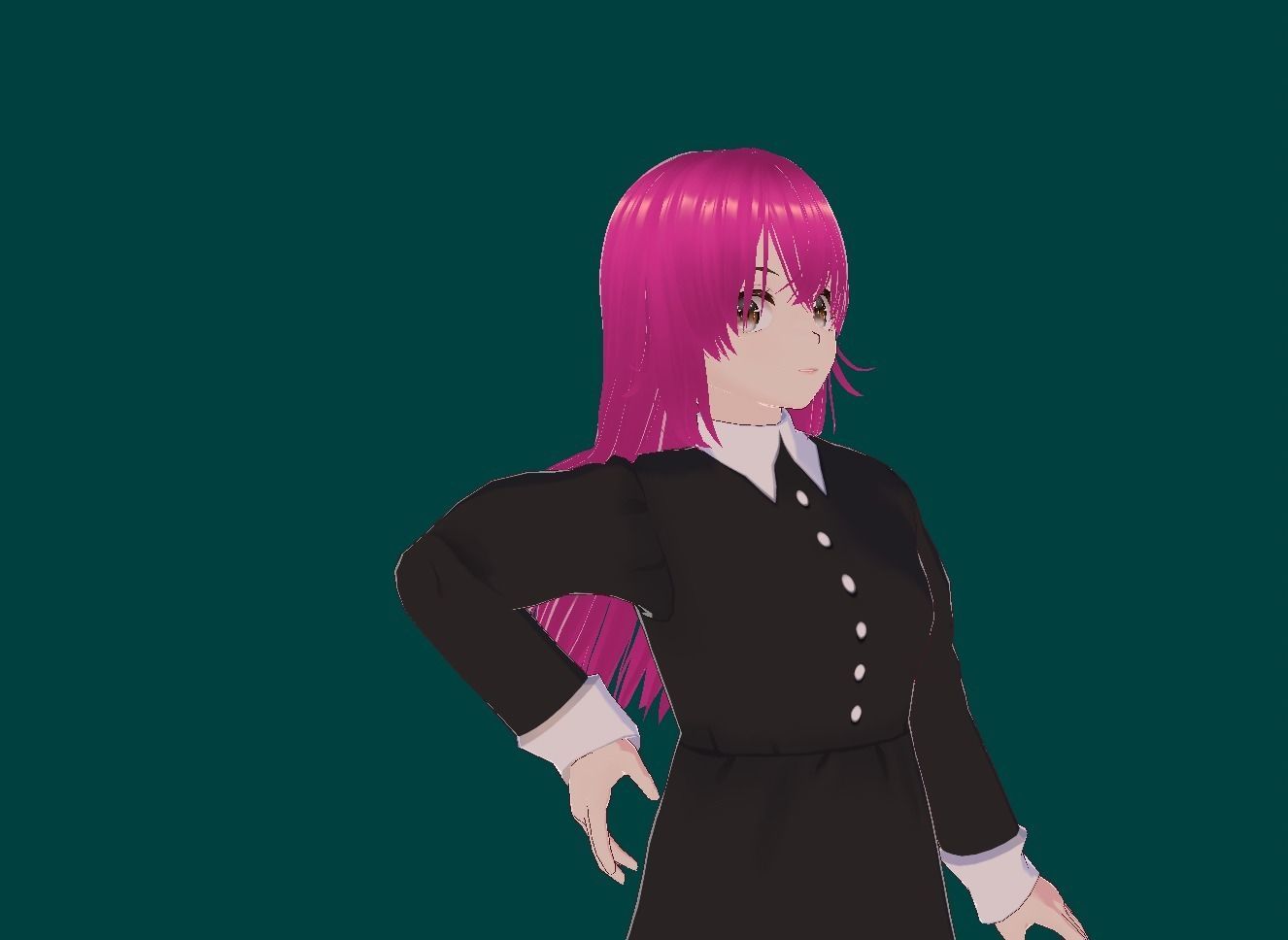 Anya Forger Young VRChat 3D model Low-poly 3D model_6