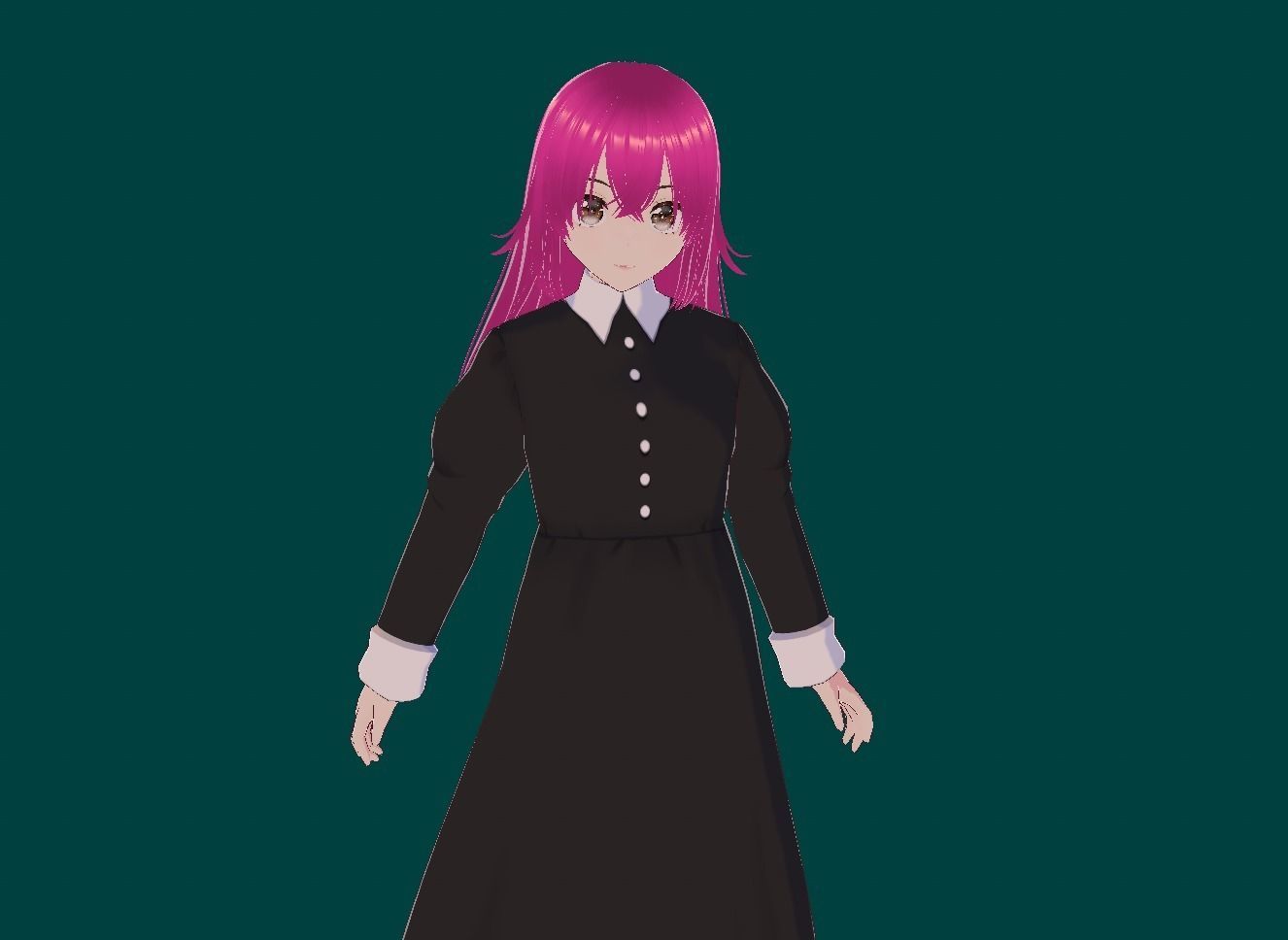 Anya Forger Young VRChat 3D model Low-poly 3D model_17