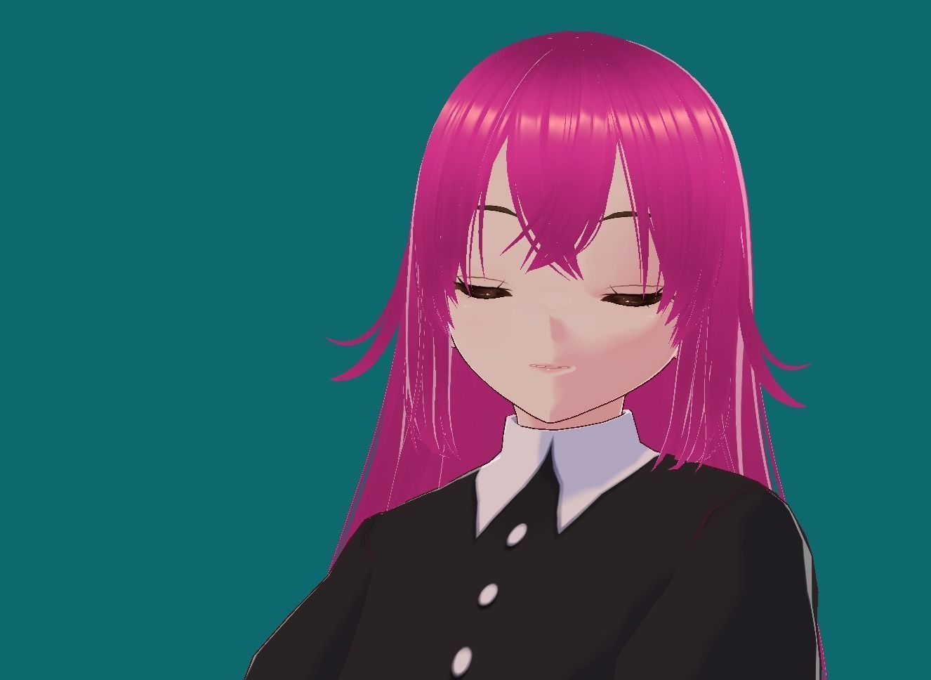 Anya Forger Young VRChat 3D model Low-poly 3D model_2