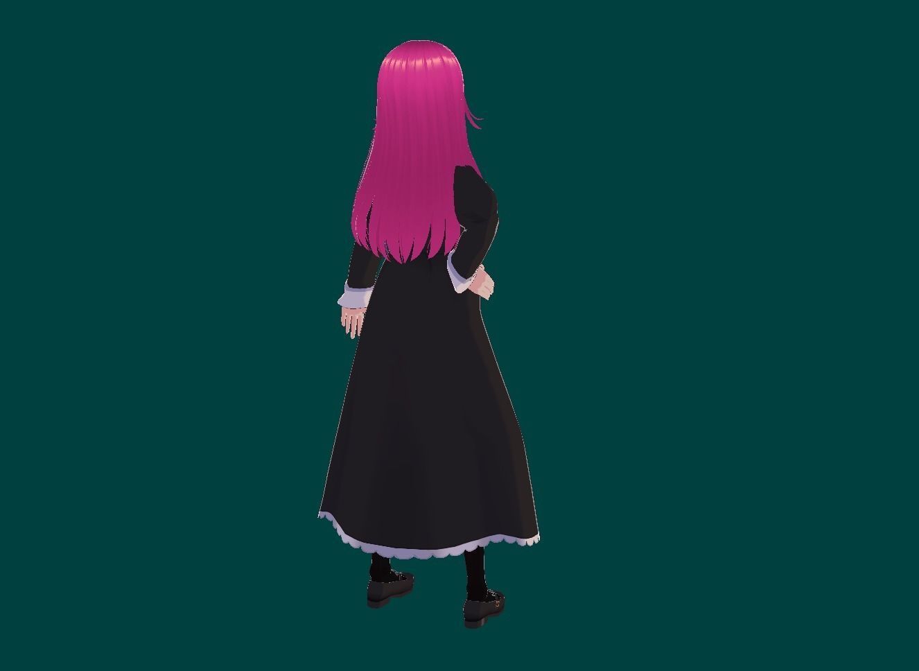 Anya Forger Young VRChat 3D model Low-poly 3D model_9