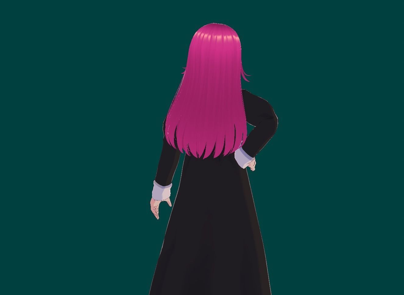Anya Forger Young VRChat 3D model Low-poly 3D model_10