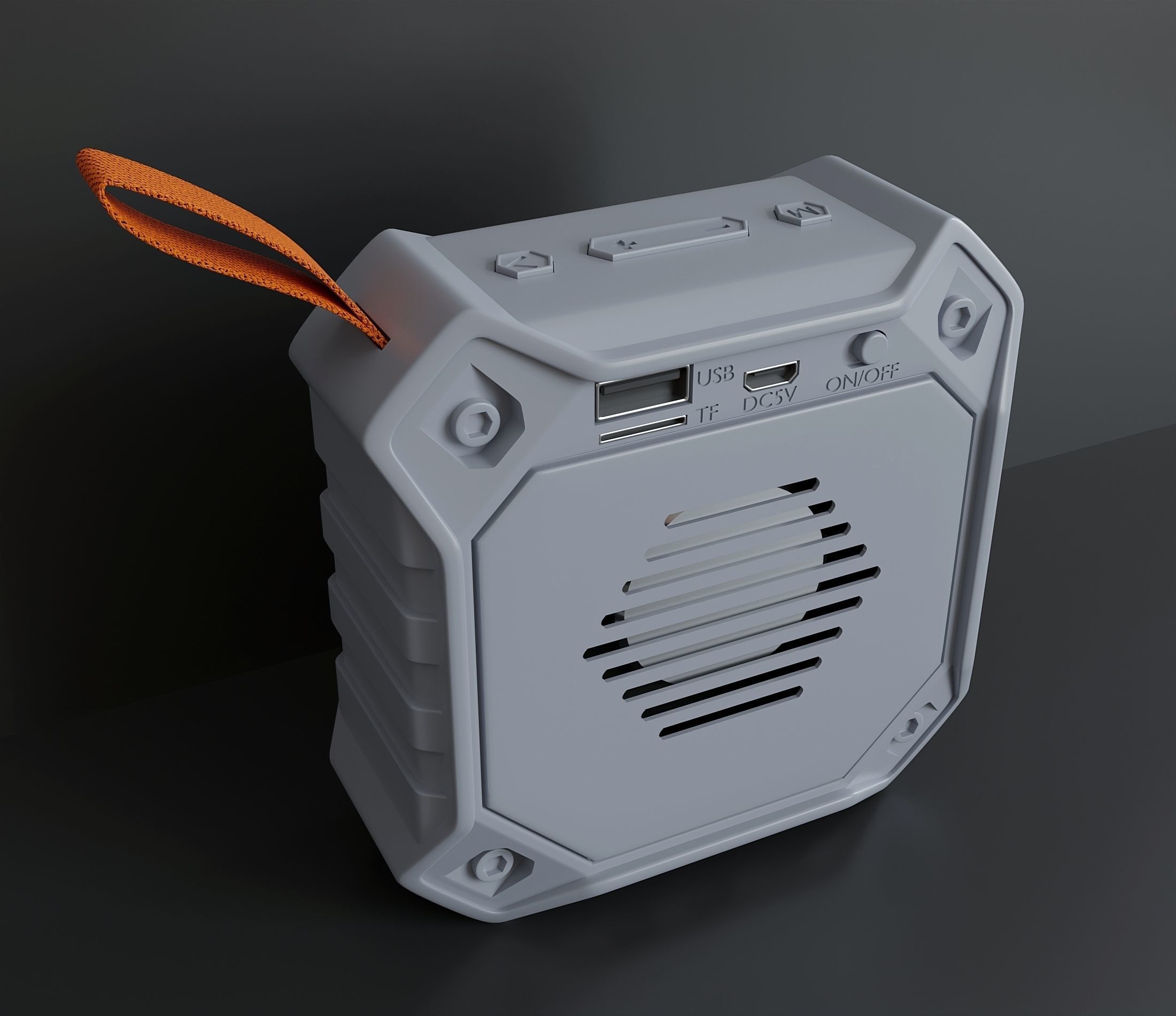 Amazon Basics Bluetooth Speaker 3D model_2