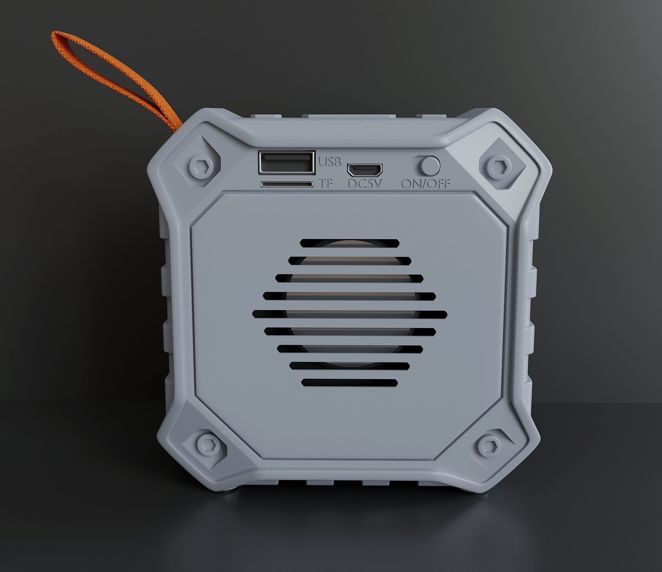 Amazon Basics Bluetooth Speaker 3D model_3