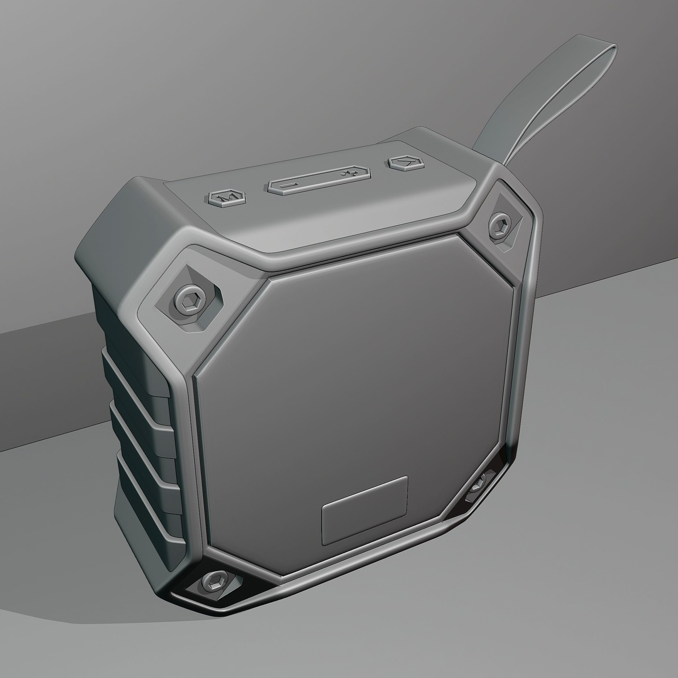 Amazon Basics Bluetooth Speaker 3D model_7