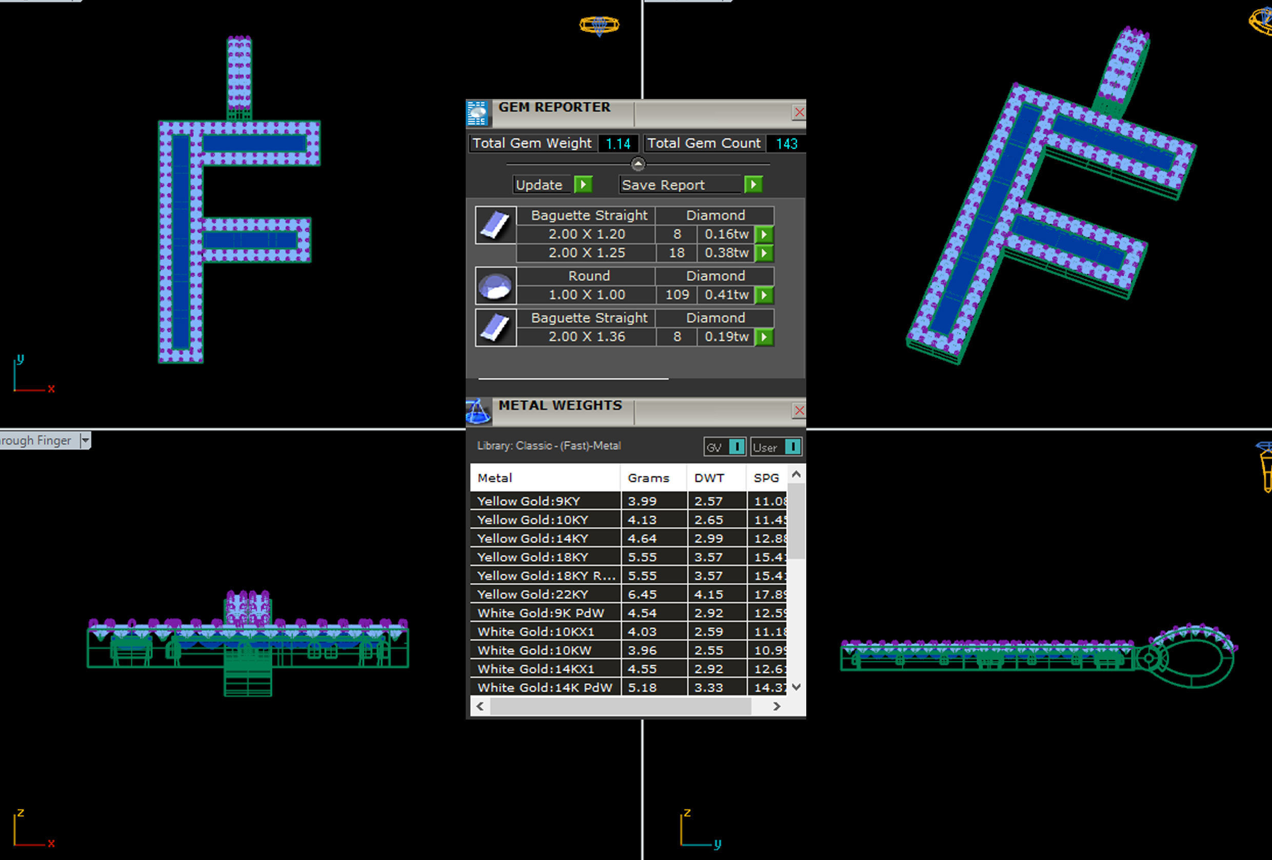 alphabets pendent initial pendent 3D print model_4
