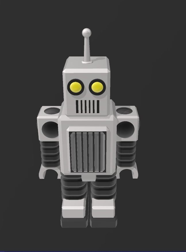 robot 3D print model_1
