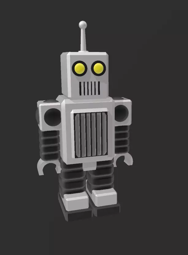 robot 3D print model_0