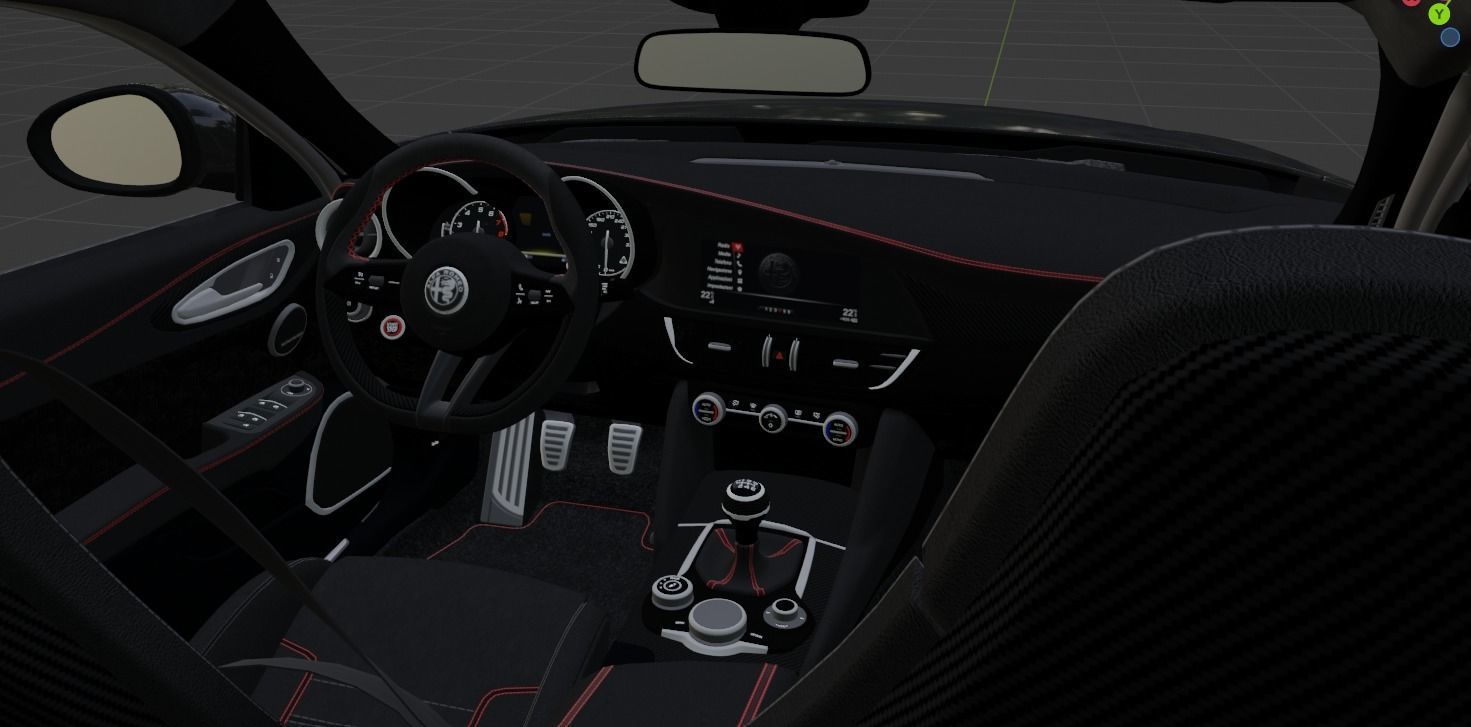 Alfa Romeo Giulia Quadrifoglio Veloce 3D print model_3