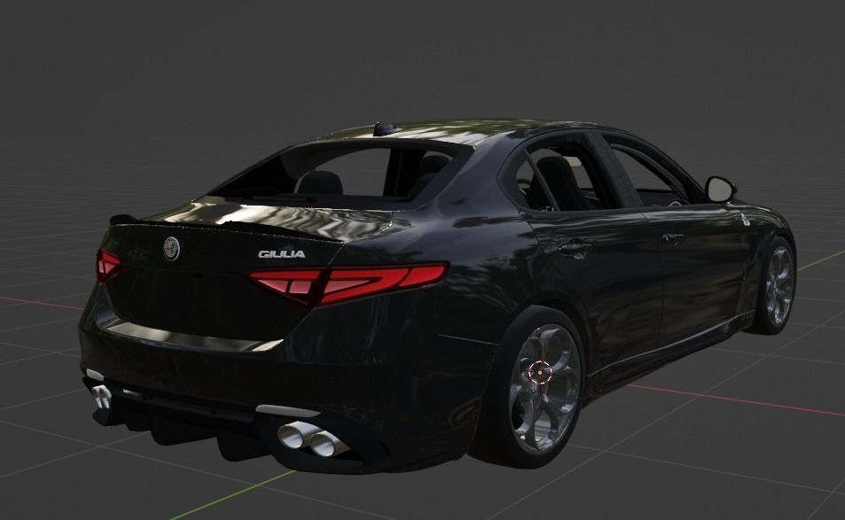 Alfa Romeo Giulia Quadrifoglio Veloce 3D print model_2