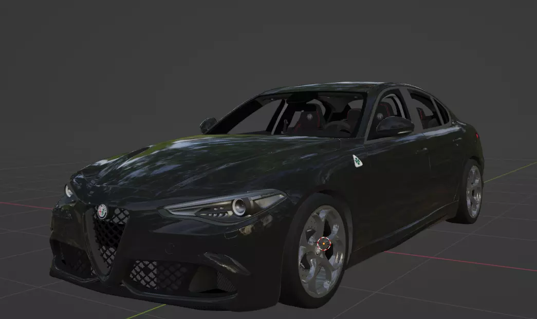 Alfa Romeo Giulia Quadrifoglio Veloce 3D print model_0