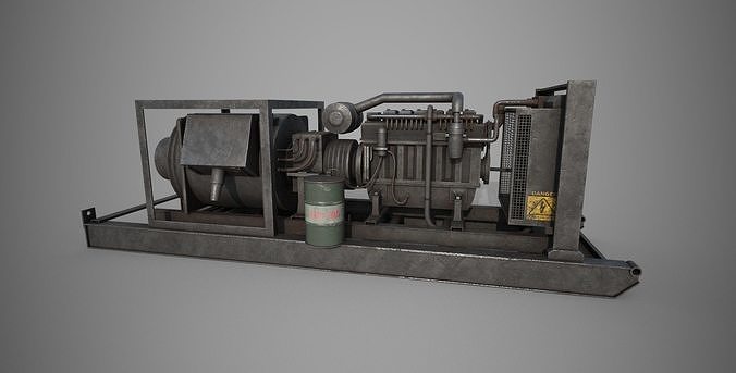 Diesel Generator 3D model