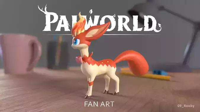 PALWORLD 09 ROOBY FANART 3D print model