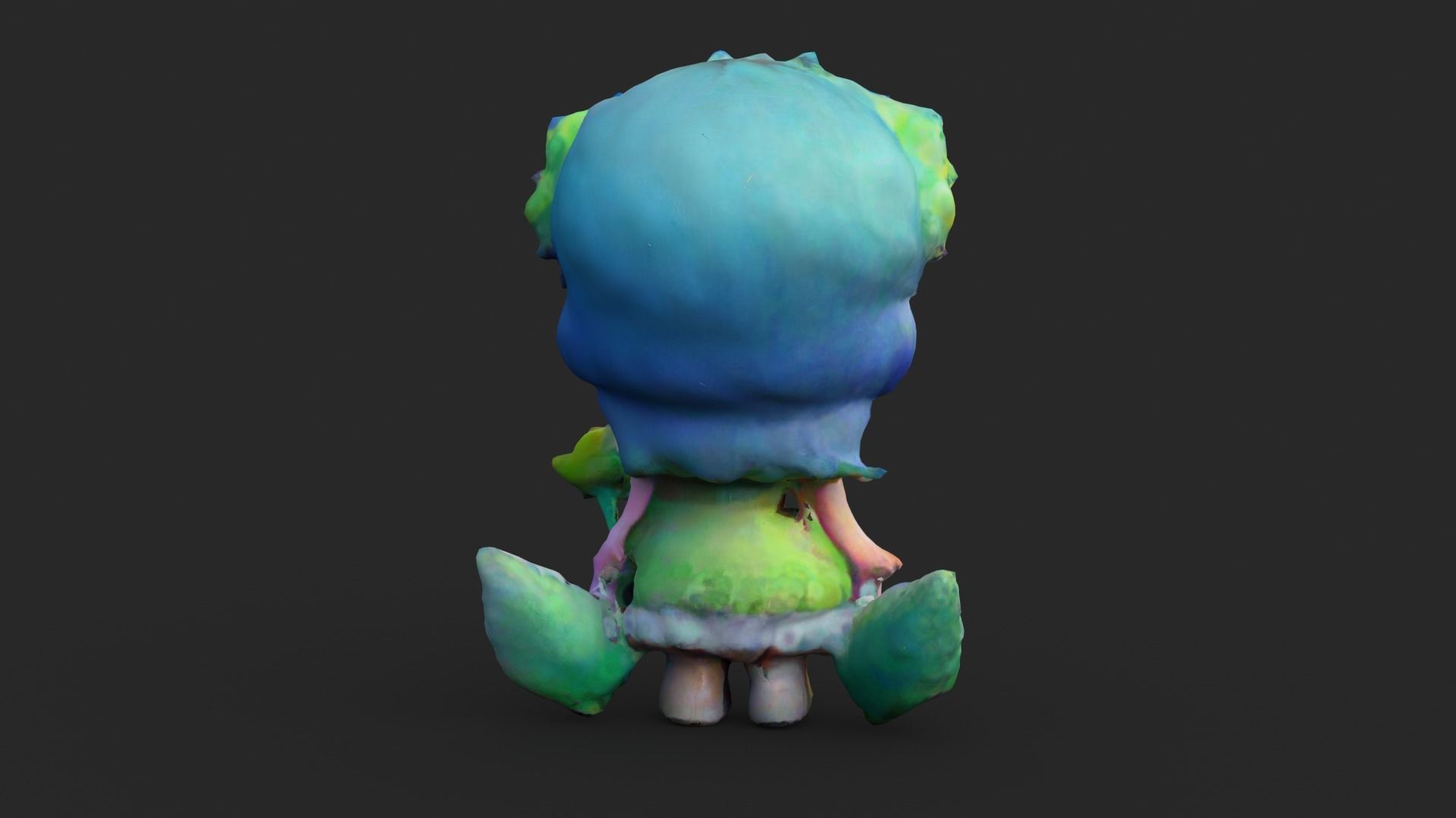 Little Fairy Low-poly 3D model_4
