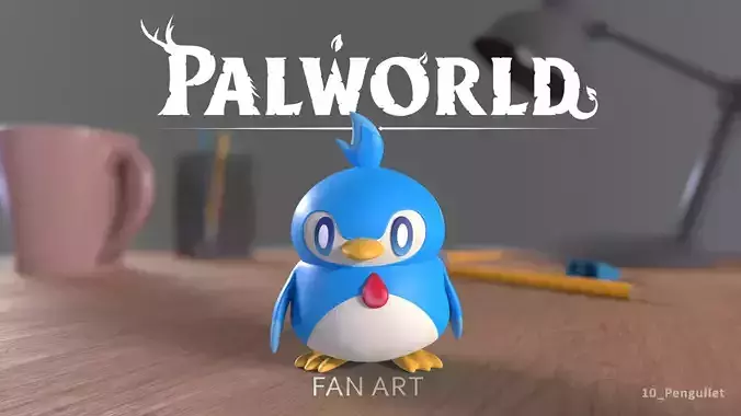PALWORLD 10 - PENGULLET FANART  3D print model